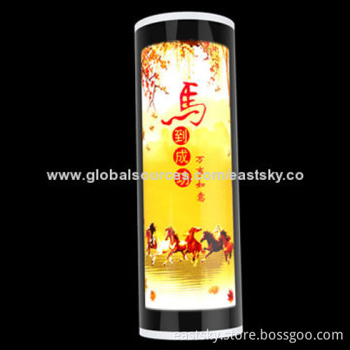 2200mAh LED Power Bank with Phone Stand Function with LED Light Box To Show Advertisement PhotoNew
